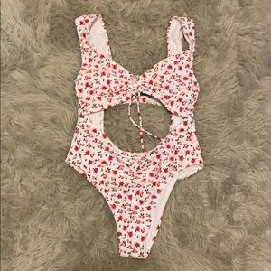 Floral monokini